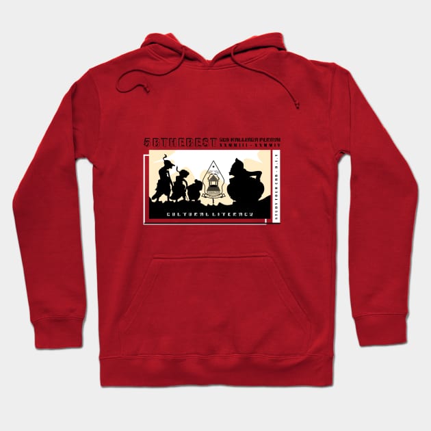 PUPPET CULTURAL LITERACY Hoodie by Tupai Art